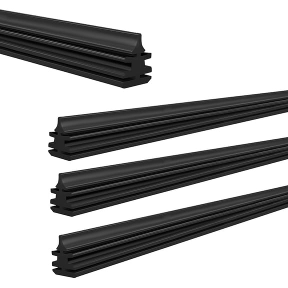 4PCS Wiper Blade Refill, Windshield Wiper Refills, 28 inch Adjustable Size of Universal Replacement Windshield Wiper Blades, Frameless Rubber Inserts Windscreen Blade for Car Truck SUV