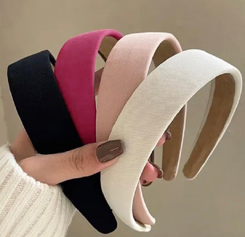 4PCS for Women Non Slip Trendy Headbands for Women