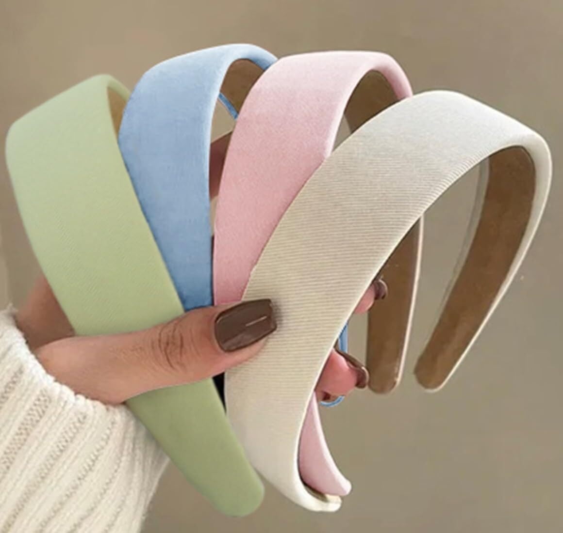 4PCS Non-Slip Headbands for Women Trendy 1-Inch Wide Elastic Hair Bands for Girl Headbands for Women Non Slip Trendy 1 inch Wide Liberia | Ubuy main image 4