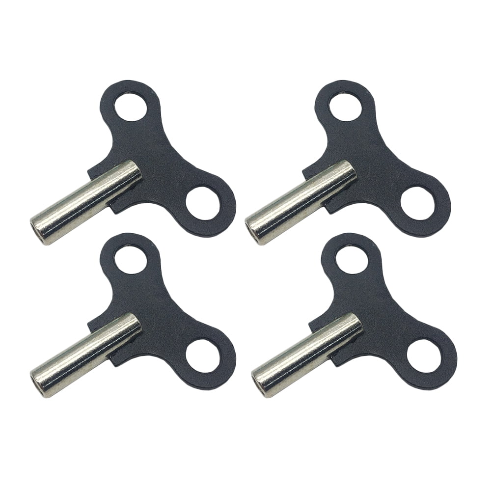 4PCS Wood Clock Key Metal Clock Key Wood Clock Tools Winding Swiss Repair Tool