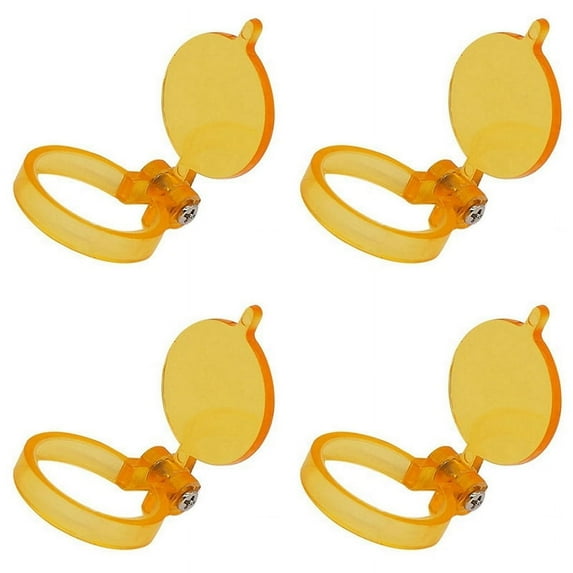 4PCS Yellow Filter for LED Light Lamp Dental Loupes Useful Lab Illumination Optical Binocular Magnifier Accessories