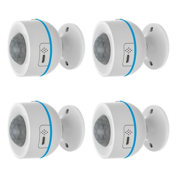4PCS Z-Wave 700 PIR Motion Detector with Temperature Humidity Light Sensor Home Automation Work with Smartthing Vera B