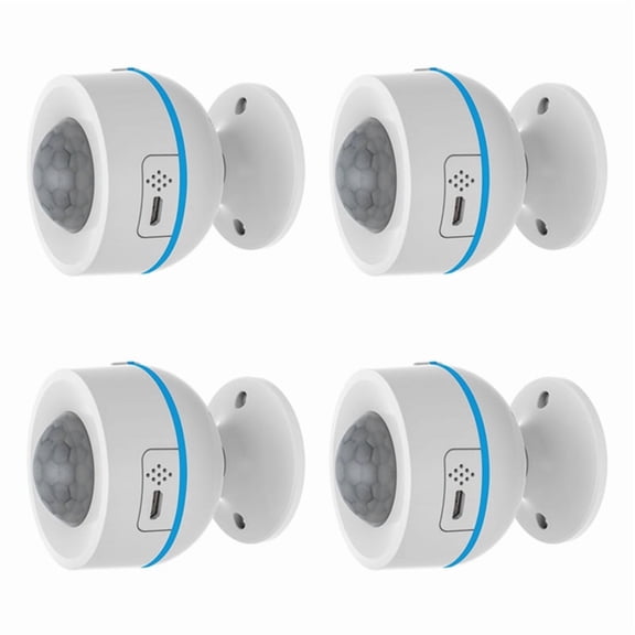 4PCS Z-Wave 700 PIR Motion Detector with Temperature Humidity Light Sensor Home Automation Work with Smartthing Vera C