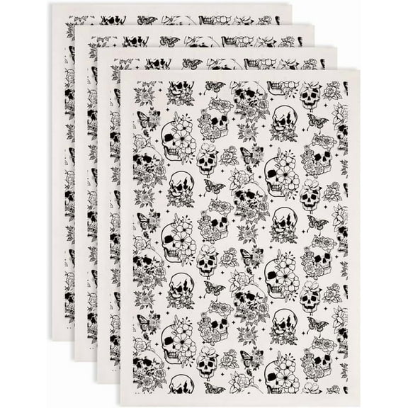 4PCS and Flowers Underglaze Transfers Pottery Clay Transfer Paper Ceramic Decals Transfer Stickers