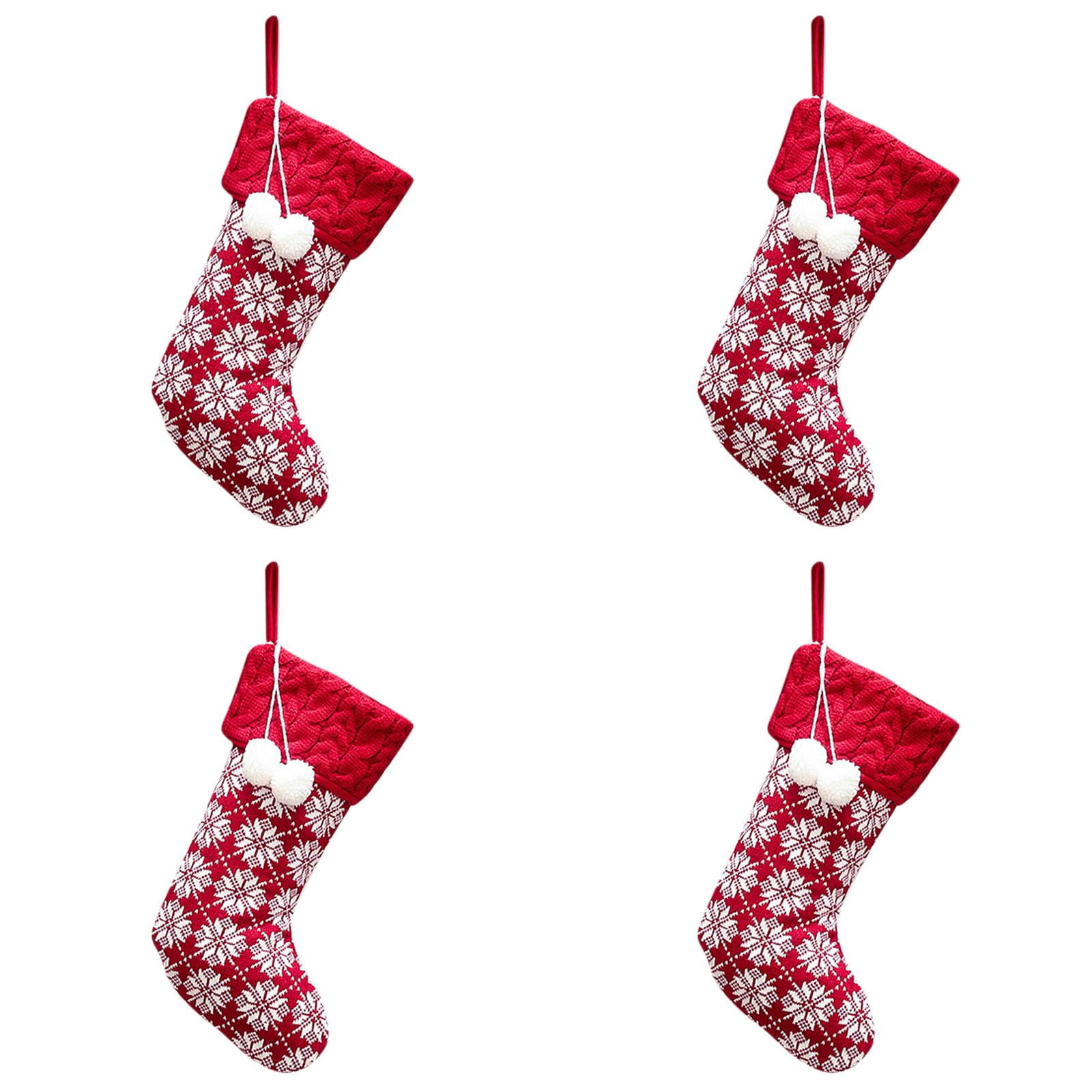 4PCS christmas wrapping paper brown gift bags with handles fall baby