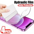 4PCS for IPhone 12 11 13 Pro Max Full Cover Hydrogel Film Screen