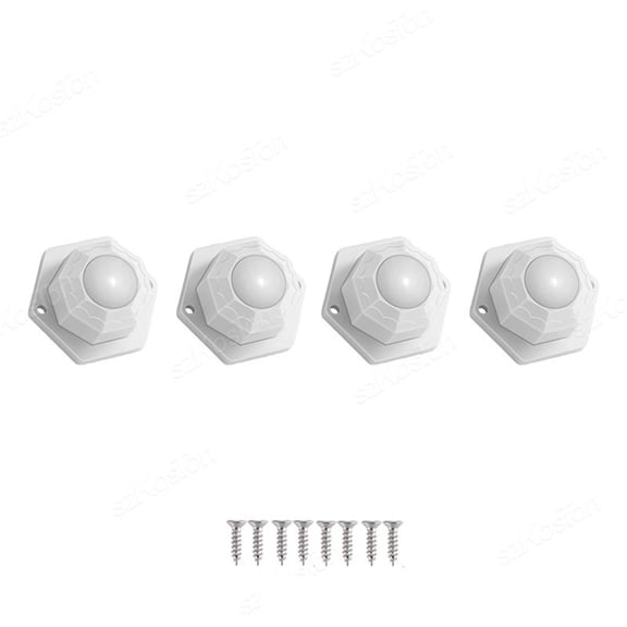 4PCS/lot Furniture Wheels 200KG Heavy Duty Wheels Universal 360° Rotation Strong Self Adhesive Furniture Caster DIY Desk Chair ,Quiet and Smooth