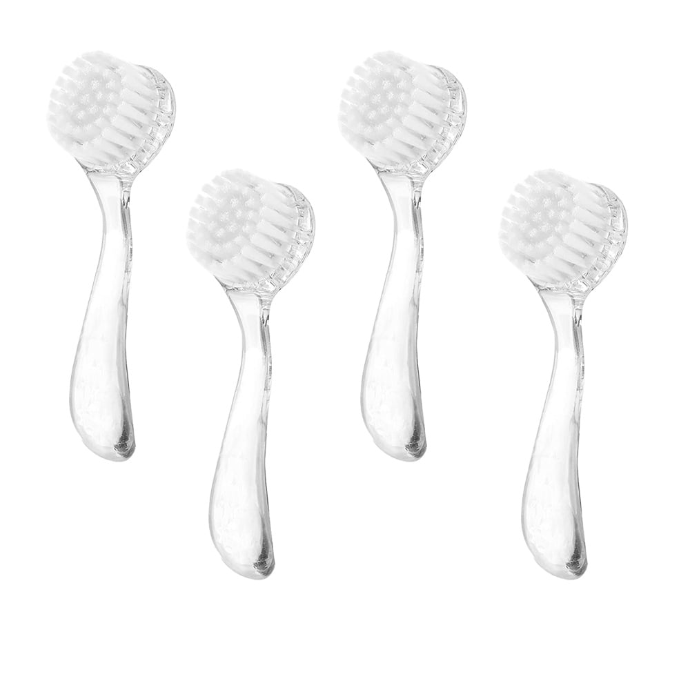 4PCSFacial Exfoliating Brush Face Wash Scrub Brush for Makeup Skincare RemovalFacial Cleansing Brush2793