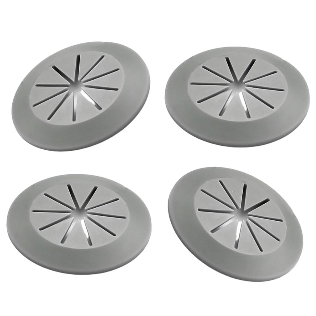 4PCs Adhesive Backed Desk Hole Covers for Neat Cable Management In Home ...