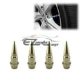 thumbnail image 1 of 4PCs Bronze Long Spike Wheel Rims Tire Valve Stem Caps Aluminum Thread TVC20, 1 of 4