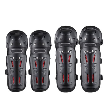 4PCs Pads with Wrist Guards Protective Gear Set MTB Bike Motorcycle Riding Knee Support Protective Pads Protector Gear