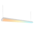 thumbnail image 1 of 1PK 8FT LED Strip Light, 90W, 120-277V 11700LM 8FT LED Shop Light, 3500/4000/5000K, 0-10V Dimmable Commercial LED Shop Lights for Garage Warehouse,UL DLC(Chain Inside Lamp Shade), 1 of 5