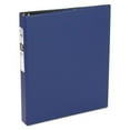 thumbnail image 1 of 4PK Avery AVE03300 Economy Non-View Binder with Round Rings, 11 x 8 1/2, 1" Capacity, Blue, 1 of 1