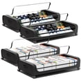 thumbnail image 1 of Under Bed Storage Containers, 4 PK Under Bed Shoe Storage With Wheels,Under Bed Storage Bins Drawer For Clothes, Blankets And Shoes, Bedding,Black, 1 of 8