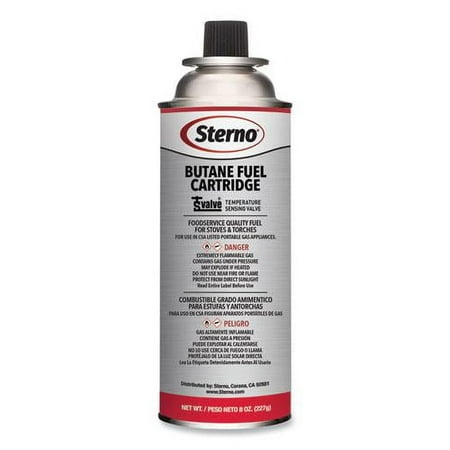 4PK Butane Fuel Cartridge, 8 oz