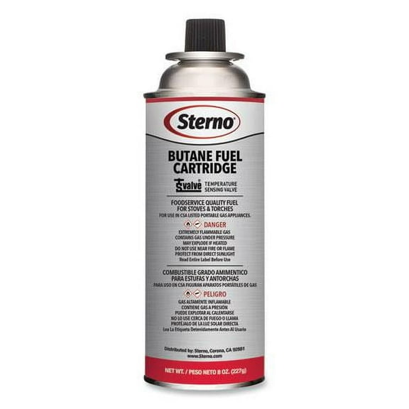 4PK Butane Fuel Cartridge, 8 oz