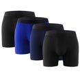 thumbnail image 1 of 4PK Comfort Flex Mens Boxer Briefs Assorted Underwear Size S M L XL XXL Medium, 1 of 10