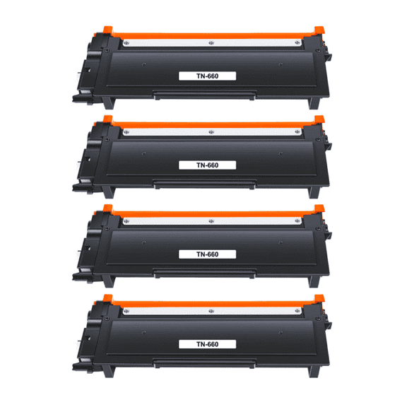 Brother TN660 TN630 Monochrome Toner Cartridge, for DCP-L2500D 2520DW 2540DN, Black