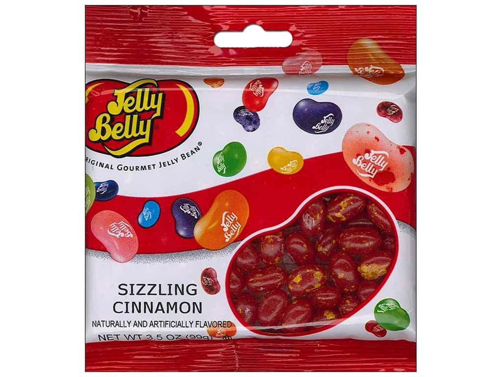 4PK Jelly Belly Jelly Beans 3.5 oz. Sizzling Cinnamon 1