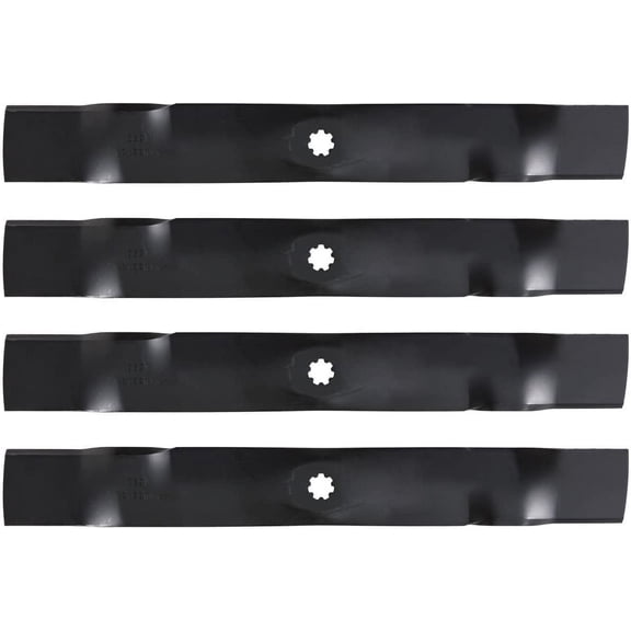 4PK Lawn Mower Blades Replacement for John Deere 42" GX22151 GY20850 D100 D105 D110 D120 D130 LA100 LA105 LA110 LA115 LA120 LA125 LA135