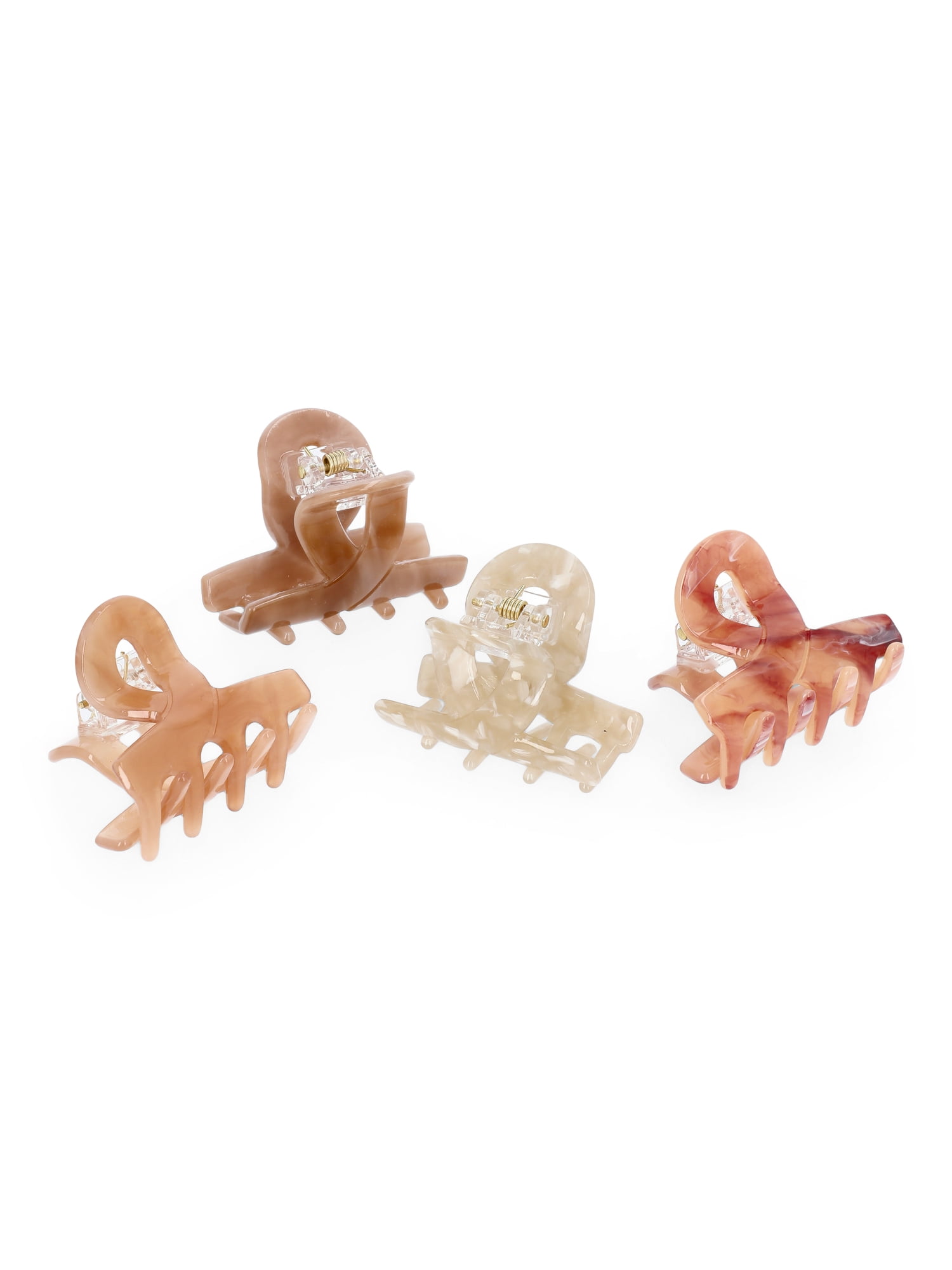 Women's Mini Claw Clips, 4-Pack