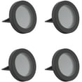 thumbnail image 1 of Mainstays Solar Powered Black Landscape Disc Lights with Color Holding LED, 20 Lumens (4 Count), 1 of 8