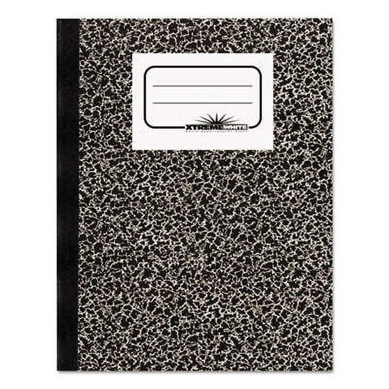 Composition Book, Wide/Legal Rule, Black Marble Cover, (80) 10 x 7.88 Sheets Composition Book, Wide/Legal Rule, Black Marble Cover, (80) 10 x 7.88 Sheets