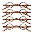 thumbnail image 1 of 4PK Unisex Small Round Reading Glasses Blue Light Blocking Readers Men Women, 1 of 4