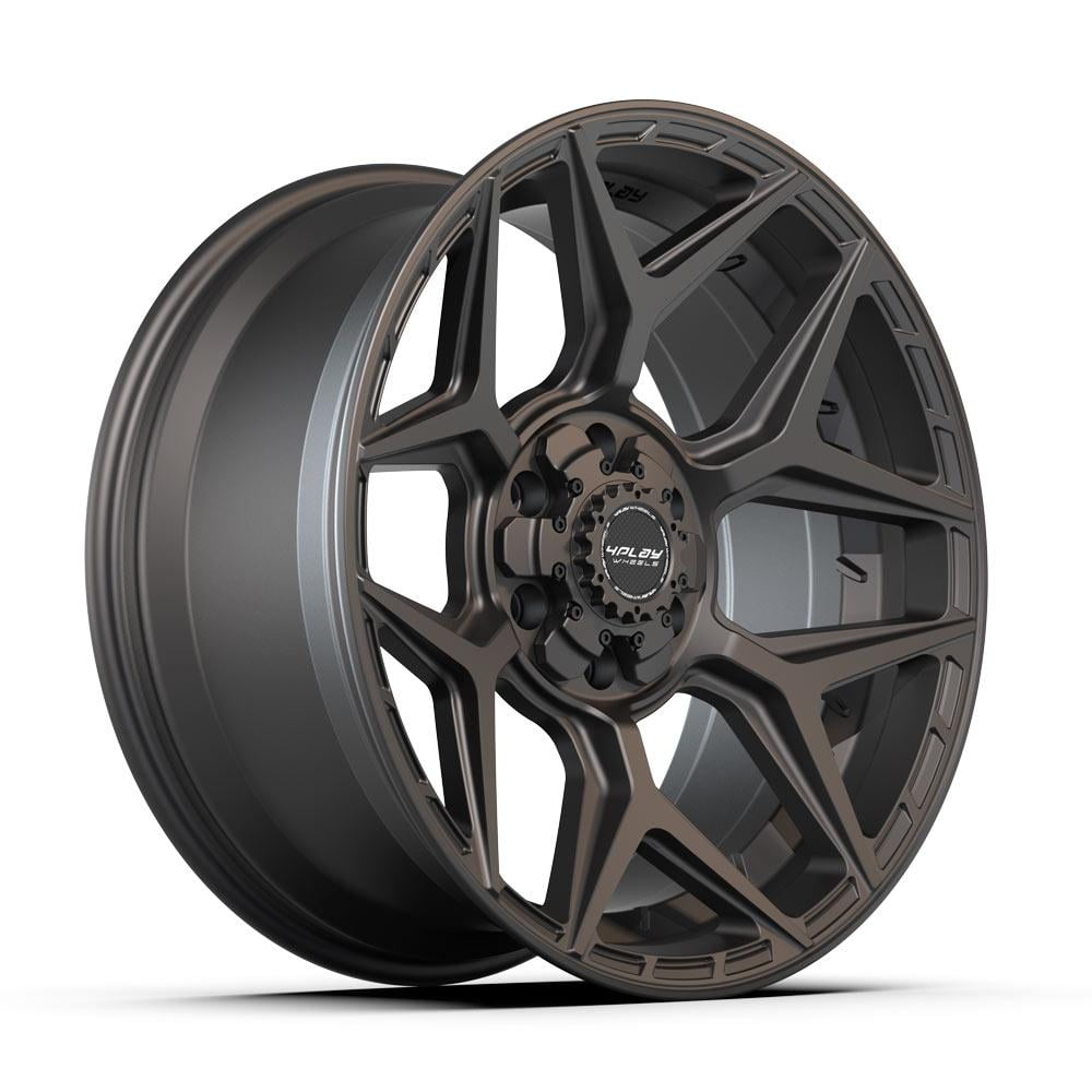 4PLAY Wheels 4P06 20 Inch Rim Fits 6x135 & 6x139.7 20x9 Satin Black (1 ...