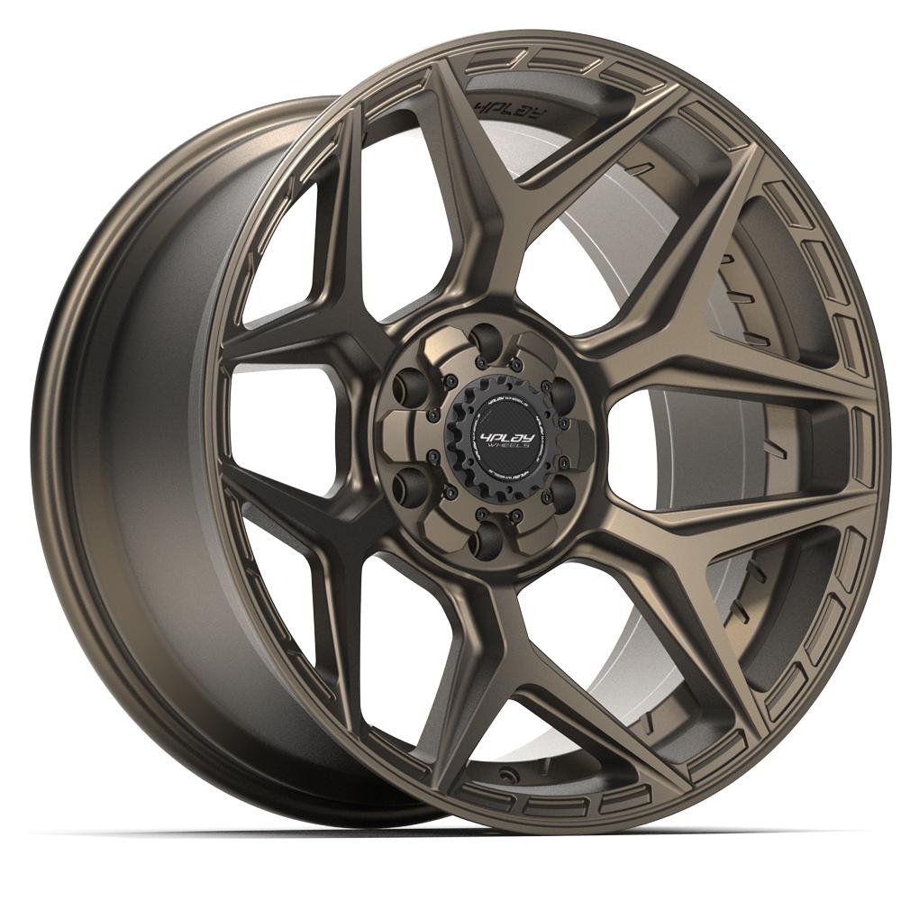 4PLAY Wheels 4P06 20 Inch Rims Fit 6x135 & 6x139.7 20x10 Satin Bronze ...