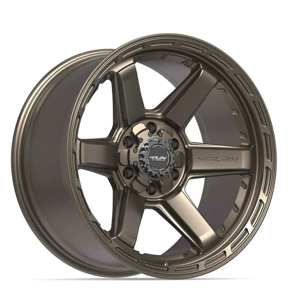 4PLAY Wheels 4P63 20 Inch Rim Fits 6x135 & 6x139.7 20x10 Satin Bronze ...