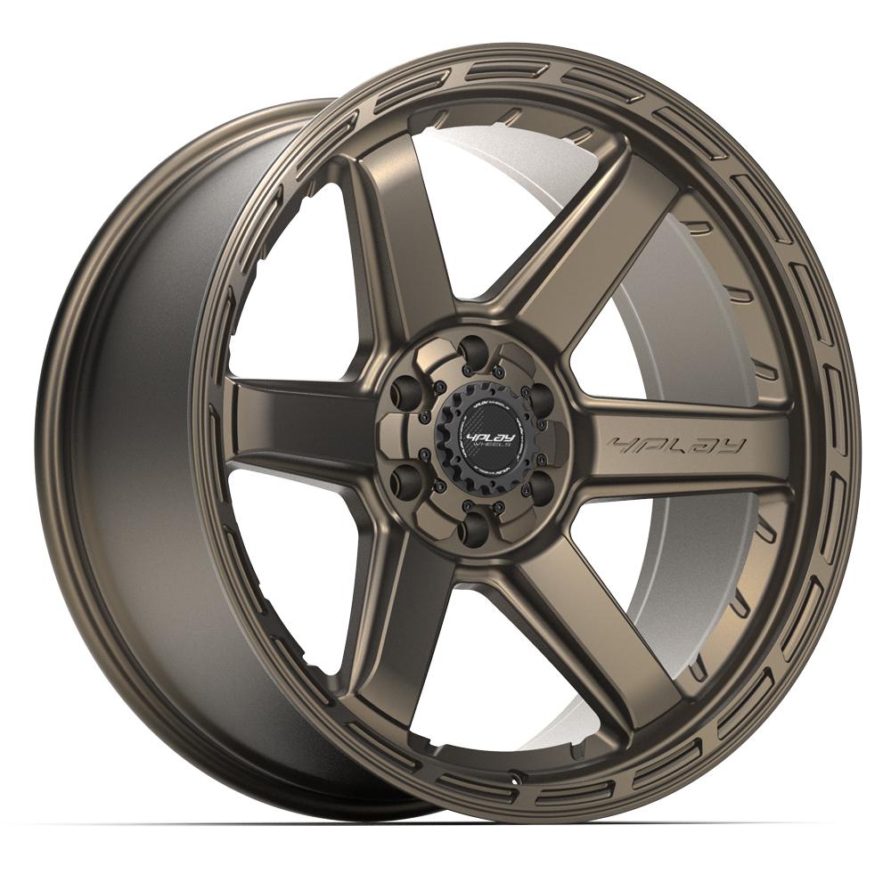 4PLAY Wheels 4P63 22 Inch Rim Fits 6x135 & 6x139.7 22x10 Satin Bronze ...