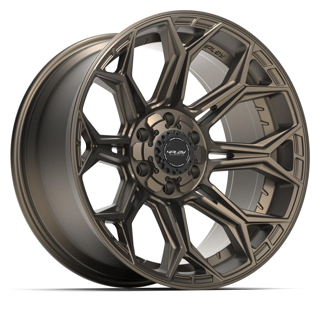 4PLAY Wheels 4P83 20 Inch Rim Fits 6x135 & 6x139.7 20x10 Satin Bronze ...