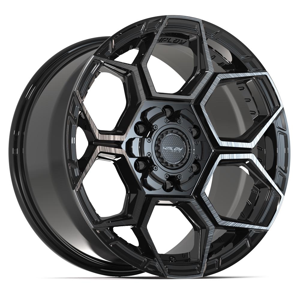4PLAY Wheels 4PS26 18 Inch Rims Fit 6x135 & 6x139.7 18x9 Gloss Black ...