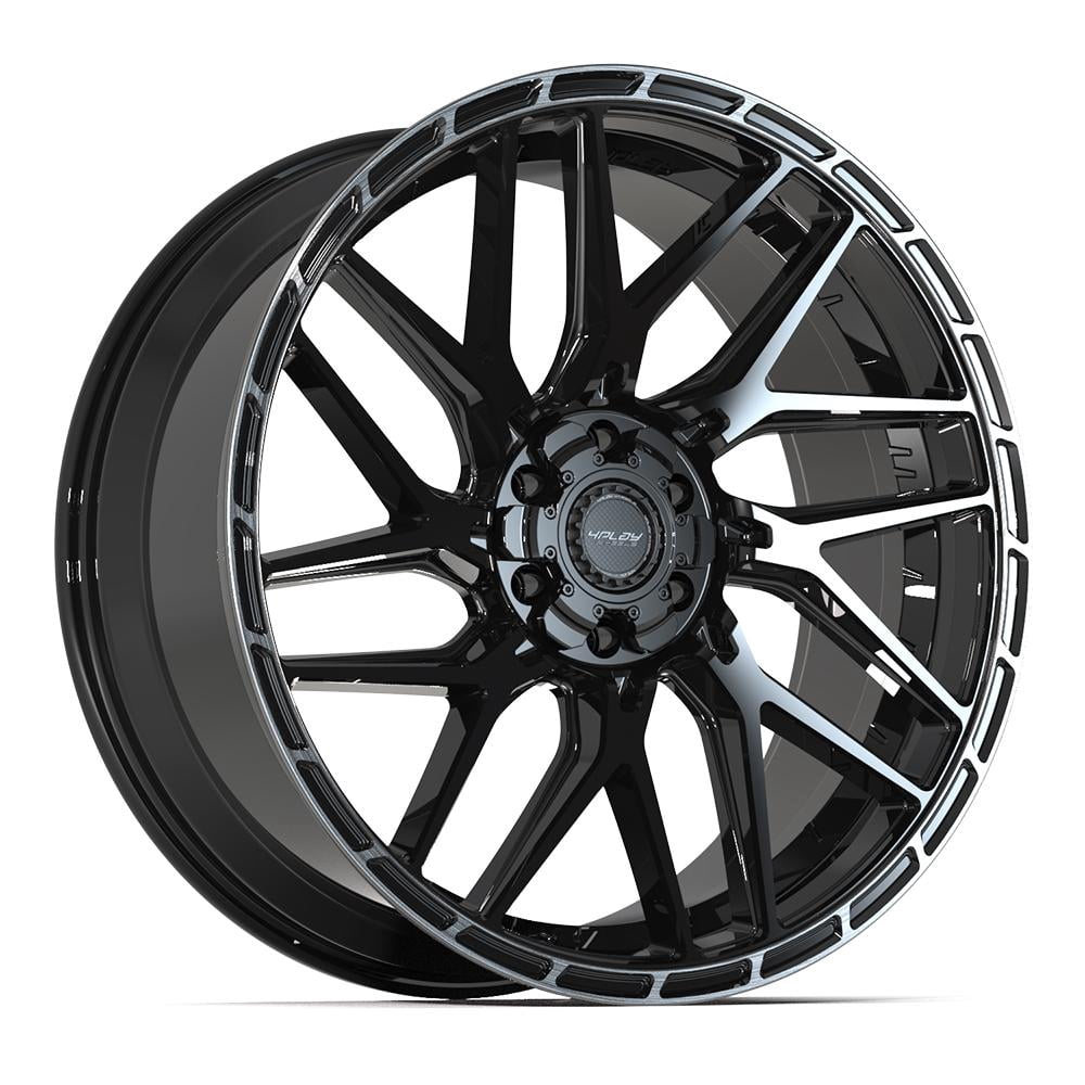 4PLAY Wheels 4PS28 24 Inch Rims Fit 6x135 & 6x139.7 24x10 Gloss Black ...