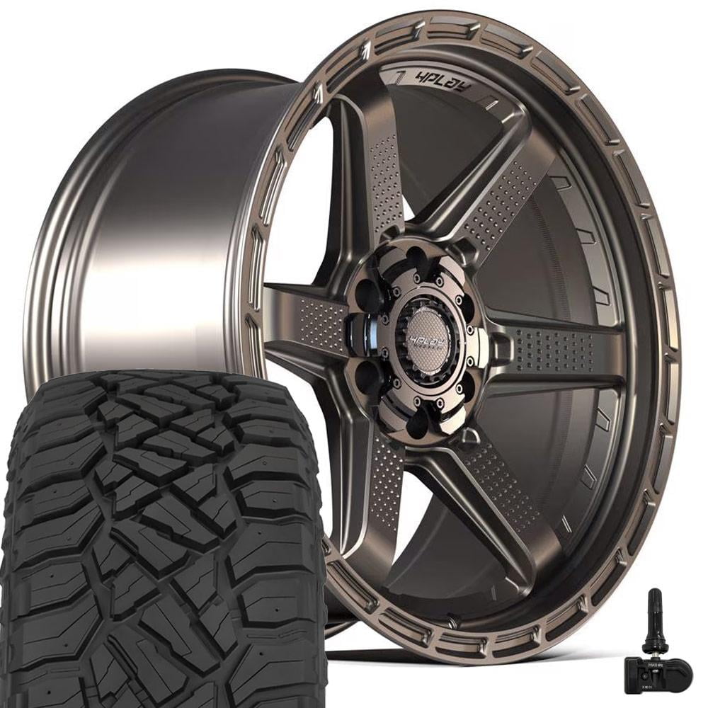 22 Inch Sticks Rim 4PLAY Wheels 4PS63 22 Inch Rims and Tires Fit 6x135 & 6x139.7 22x9 ...