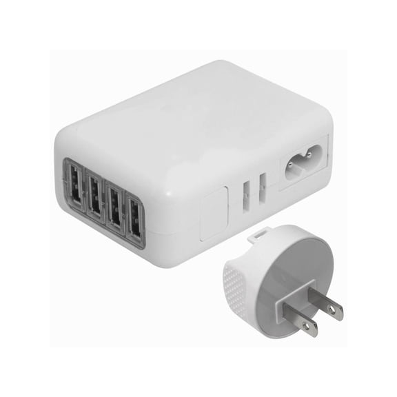 4XEM Universal USB Power Adapter/Wall Charger for all USB Devices 4Port (4xusbcharger4)