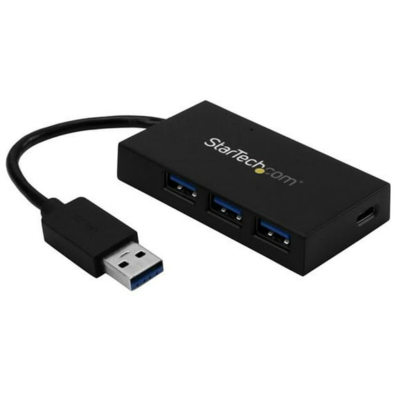 STARTECH.COM LTD 4-Port USB Hub - USB 3.0 - USB-A to 3x USB-A and 1x USB-C - Includes Power Adapter