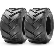 HALBERD 4PR 24x12.00-12 Lawn Mower Tires Super Lug Tractor Tires Great Traction for Garden Tractors Riding Mower Excavators Set of 2