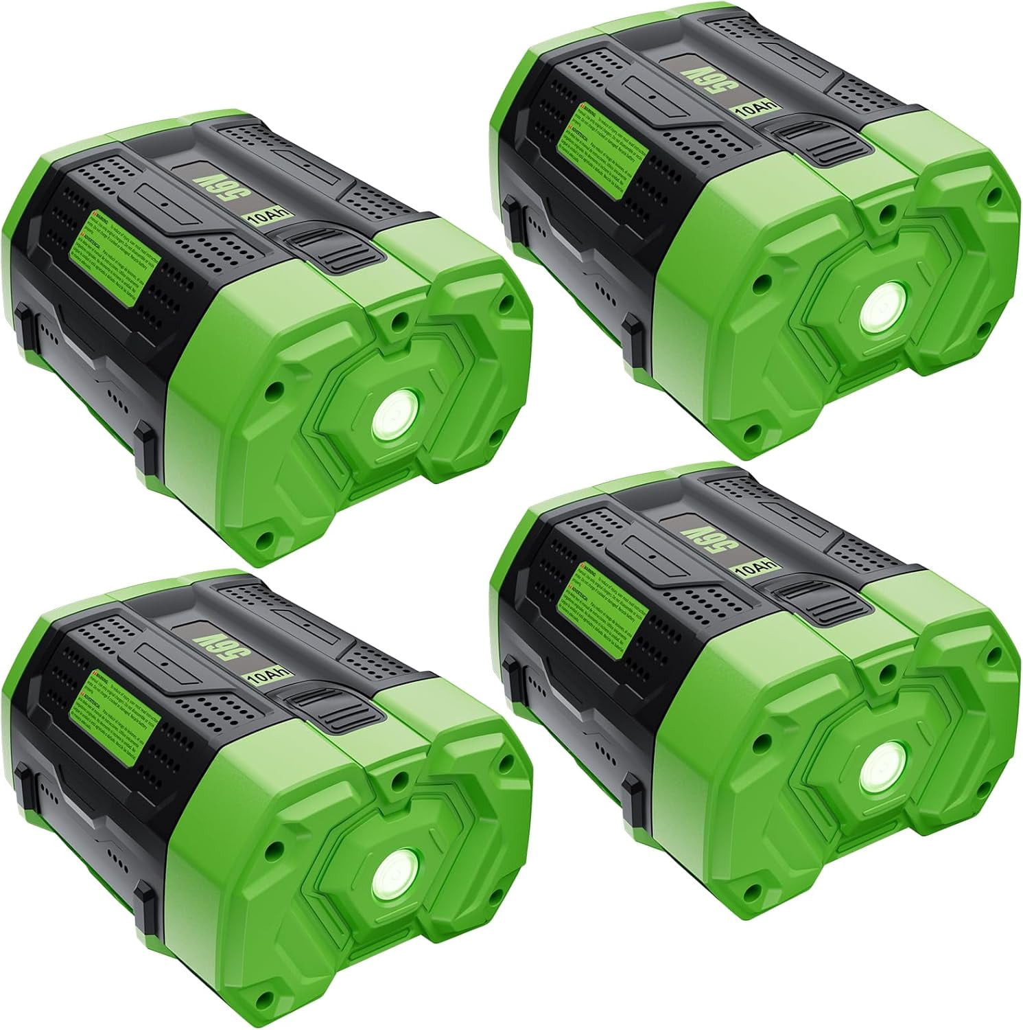 4Pack 10000mAh Replacement for EGO 56V Battery Lithium Replacement for EGO 56 Volt Battery 10.0Ah Conpatible with EGO 56 Volt BA2800 BA4200 CS1604 CS1804 CS1403 HT2400 Power Tools