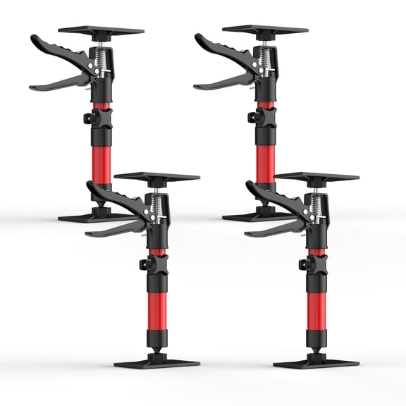 4Pack 11.8''-23.2'' Adjustable Telescopic Support Rods Tools, Home Improvement Tool, Supports Up to 176 LBS, Non-Slip Design for Cabinets, Drywall, Stairs & Patios.