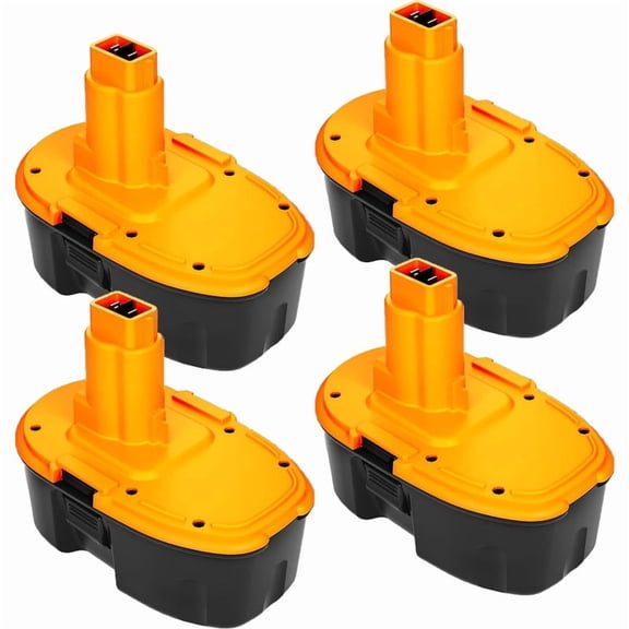 4 Packs 18V 4.5Ah DC9096 DC9098 Ni-Mh Replacement for Dewalt 18V Battery 18 Volt DC9096 DC9098 DC9099 DE9098 DE9503 DW9095 DW9096 DW9098 Cordless Power Tools