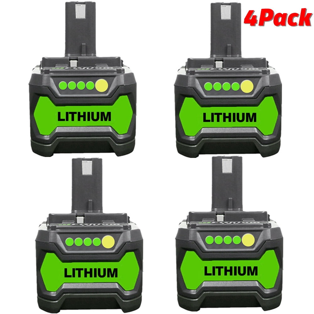 4Pack 18V 8.0AH For Ryobi One + Plus P108 P109 18 Volt Lithium-ion High Capacity Battery Lots