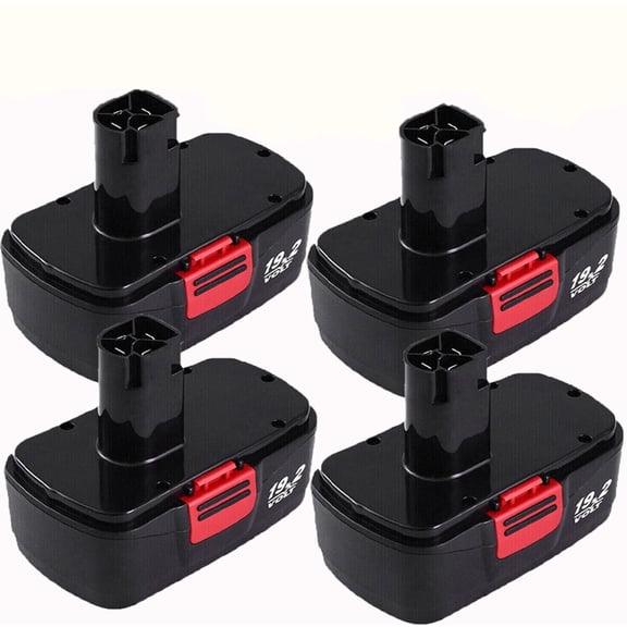 4Pack 19.2V 4.5Ah Replacement for Craftsman 19.2 Volt Battery: for C3 DieHard 130279005 130279003 130279017 315.113753 315.115410 315.11485 1323517 11375 11376 Cordless Power Tools