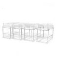 thumbnail image 1 of 4Pack 2-Tier Bathroom Storage Organizer, Clear Under Sink Organizers Kitchen Vanity Counter Storage Container, Medicine Cabinet Drawers Bins, Pull-Out Organization with Track for Pantry, 1 of 6