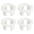 thumbnail image 1 of 4Pack 25.1mm Sink Trim Overflow Cover Ring Hole Insert in Round Caps White, 1 of 5