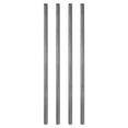 thumbnail image 1 of 4Pack 3mm x 100mm Dowel Pins, 304 Stainless Steel Cylindrical Shelf Support Pegs Chamfered End Pin Rod Fasten Elements Metal Shelf Pegs, Black, 1 of 7