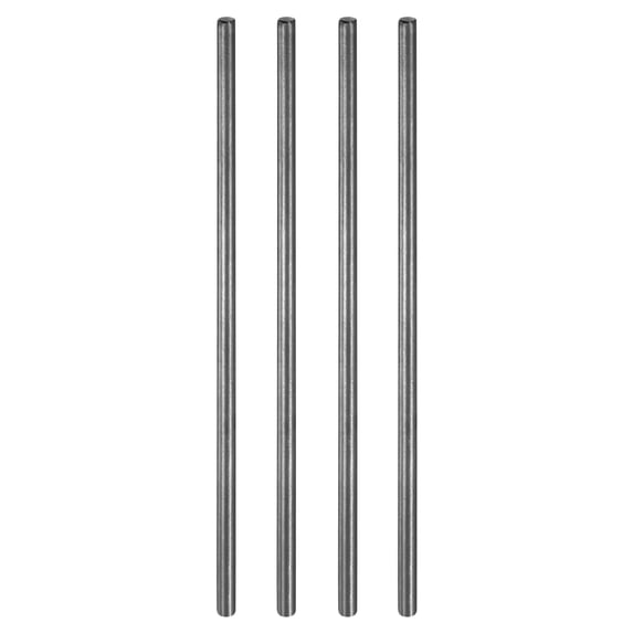 4Pack 3mm x 100mm Dowel Pins, 304 Stainless Steel Cylindrical Shelf Support Pegs Chamfered End Pin Rod Fasten Elements Metal Shelf Pegs, Black