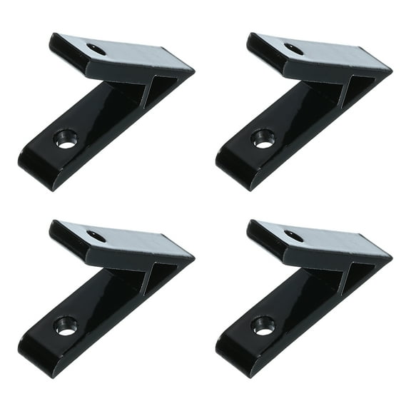4Pack 45 Degree Angle Aluminum Profile Corner Brackets Joint Connectors for 2020 Series (Black)