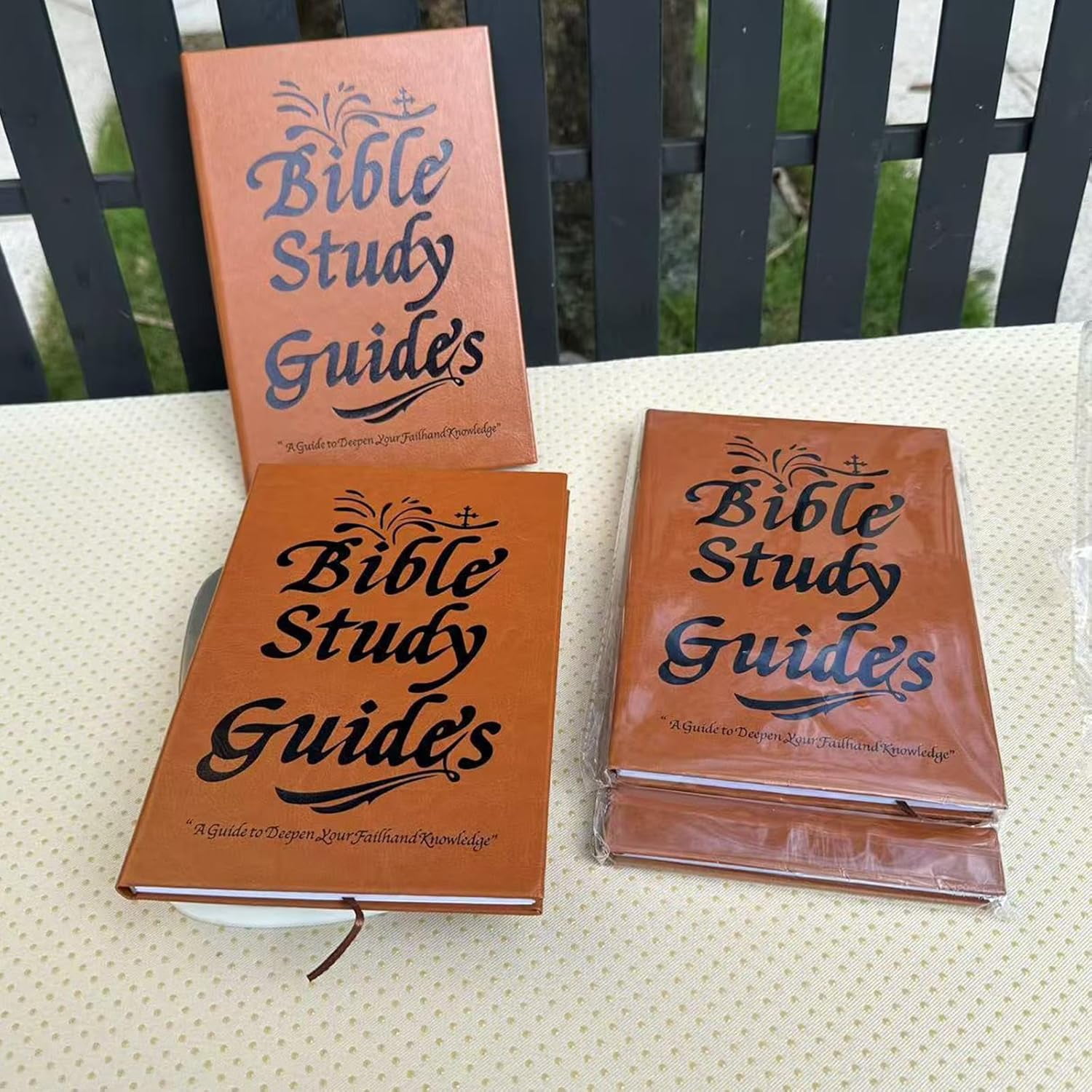 4Pack 66-Page Bible Study Guide for Women 66-Page Daily Devotional Journal with Scripture Summaries Reflection Prompts Spiritual Notebook